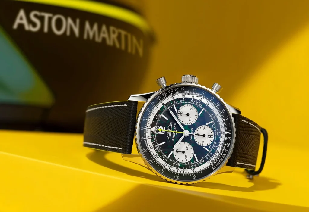 Breitling Navitimer B01 Chronograph 43 Aston Martin Aramco F1 Team Limited Edition Revealed